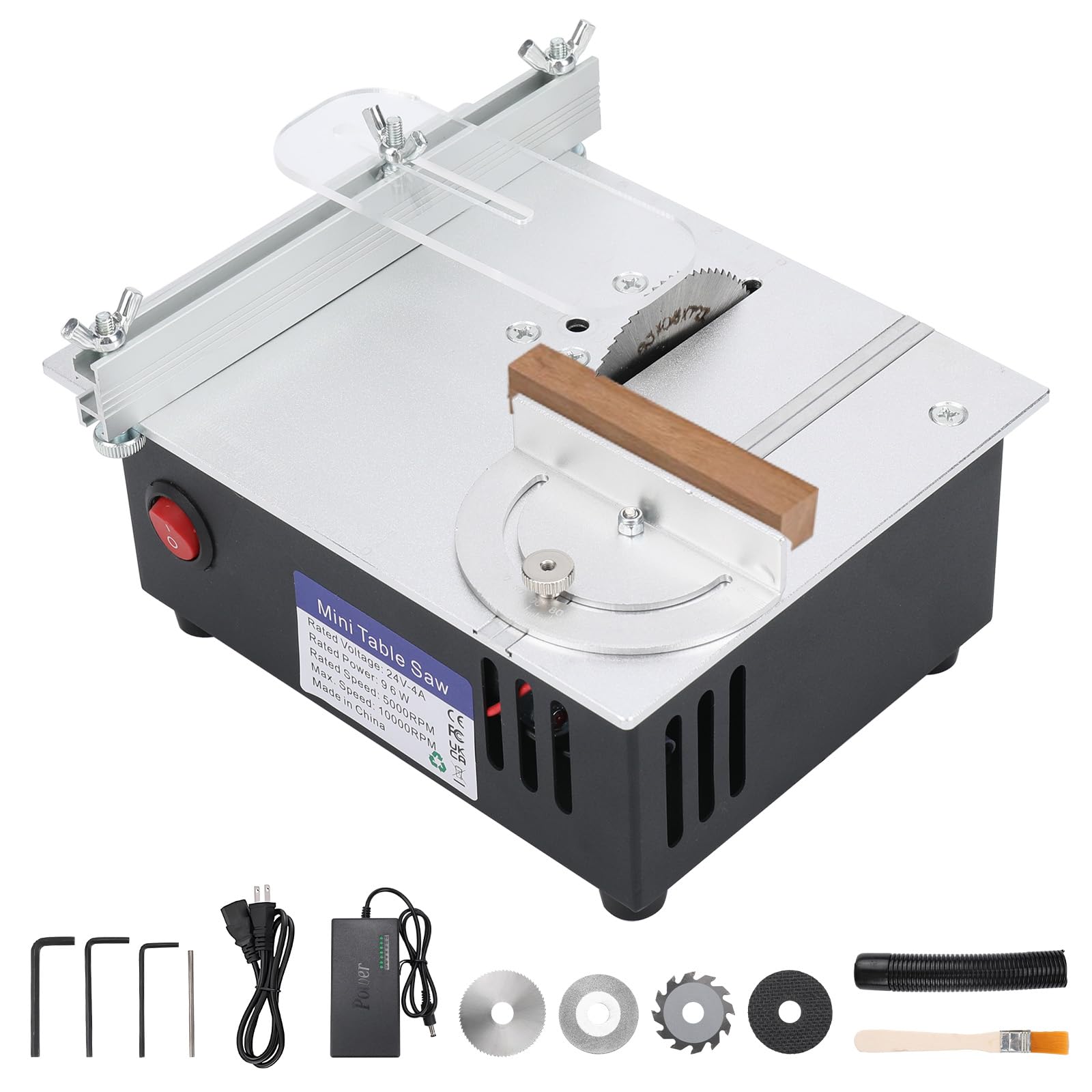 卓上テーブルソー Amazon | LEZZYRUCK 24V 電動小型テーブルソー ミニチュア電動のこぎり